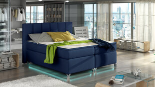 Кровать  Basilio LED, 180х200 см, голубая цена и информация | Кровати | 220.lv