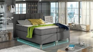 Кровать Eltap Basilio LED, 180х200 см, серый цена и информация | Кровати | 220.lv