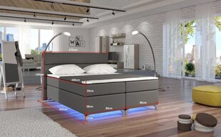 Кровать  Amadeo, 160x200 см, красный цвет цена и информация | Кровати | 220.lv
