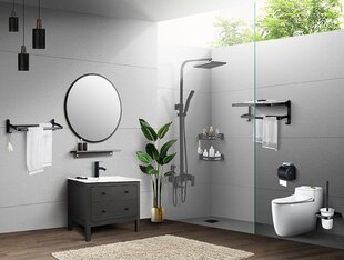 Augstas kvalitātes dušas sistēma ar regulējamu augstumu un dušas galvu Tavalax d2 cena un informācija | Dušas komplekti un paneļi | 220.lv