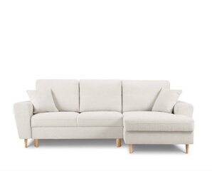 Stūra dīvāns Micadoni Home Moghan, smilškrāsas cena un informācija | Stūra dīvāni | 220.lv