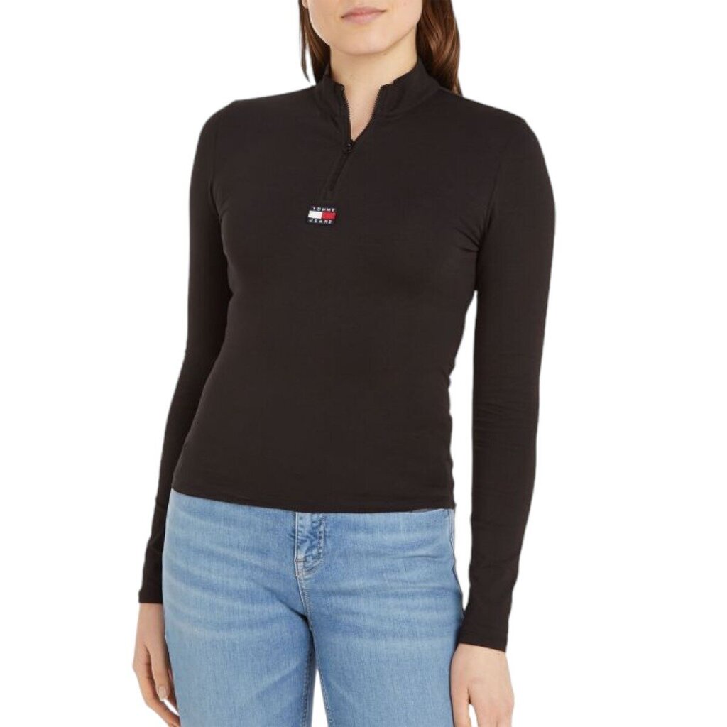 Sieviešu džemperis Tommy Hilfiger Jeans 82734, melns cena un informācija | Sieviešu džemperi | 220.lv
