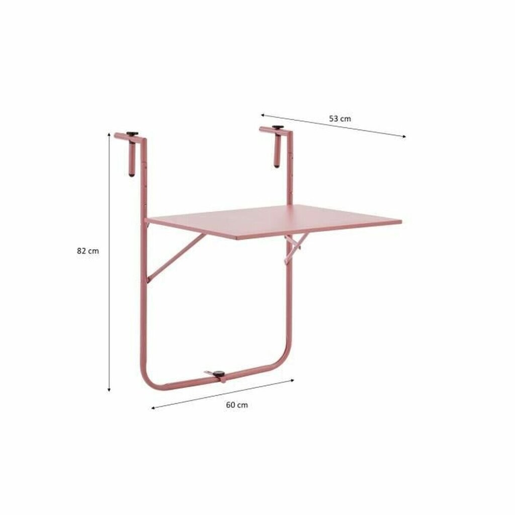 Saliekams galds, 60x78x86-101 cm cena un informācija | Dārza galdi | 220.lv