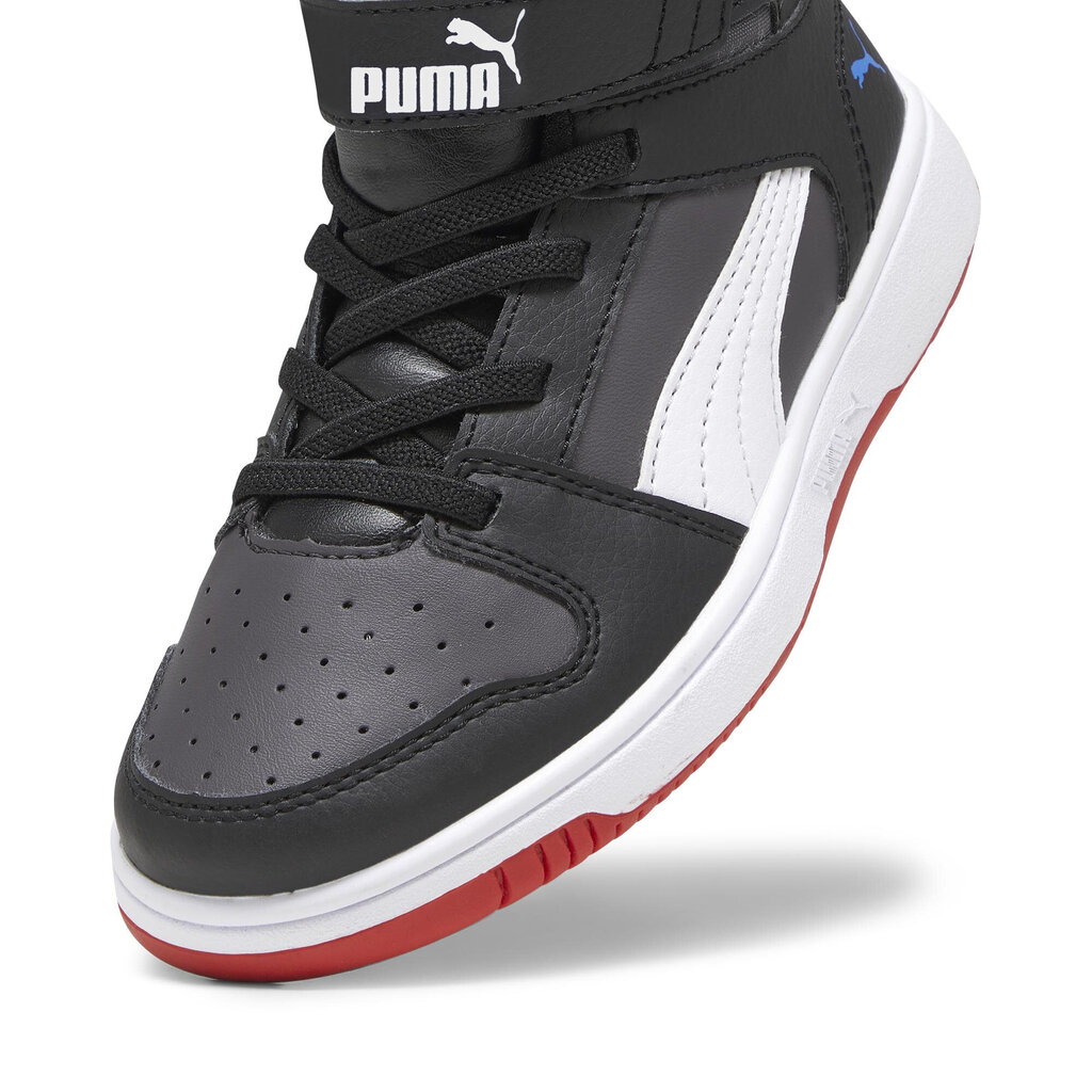 Bērnu sporta apavi Puma Rebound Layu Black 370488, melni cena un informācija | Sporta apavi bērniem | 220.lv