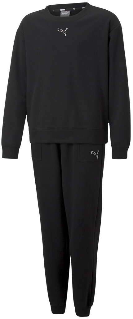 Puma sporta tērps zēniem Loungewear Suit 670734 01, melns цена и информация | Komplekti zēniem | 220.lv