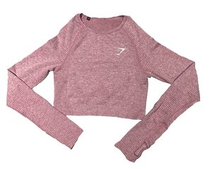 Sieviešu sporta krekls Gymshark Crop Top, rozā cena un informācija | Sporta apģērbs sievietēm | 220.lv