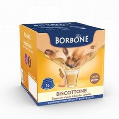 Кофейный напиток в капсулах Borbone Biscottone для капсульных машин Dolce Gusto 16 шт. цена и информация | Кофе, какао | 220.lv