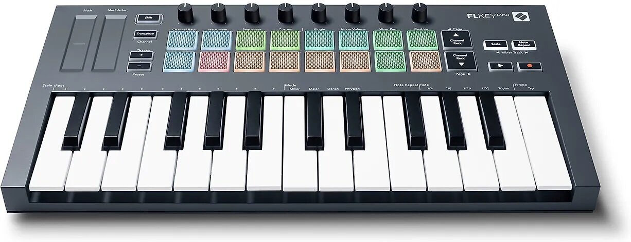 Tastatūra Novation FLKey Mini -MIDI cena un informācija | Taustiņinstrumenti | 220.lv