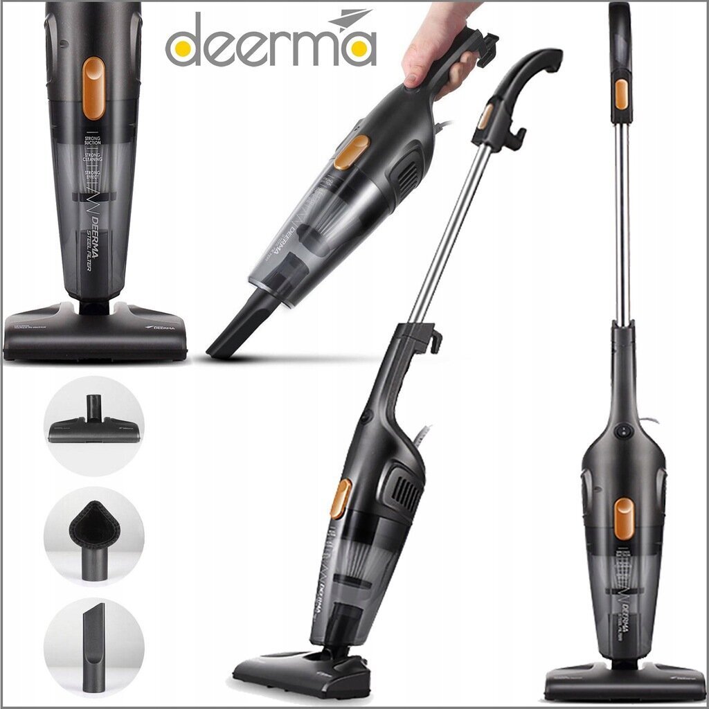 Deerma 2in1 DX115C cena un informācija | Putekļu sūcēji - slotas | 220.lv