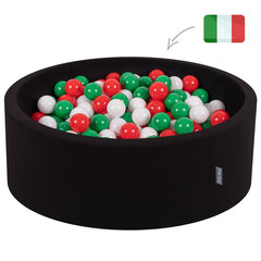 KiddyMoon 90X30 см/300 шаров ∅ 7 см/2,75 дюйма, углубление для детских поролоновых мячей, сертифицировано, сделано в ЕС, Apple: зеленый/красный цена и информация | Игрушки для малышей | 220.lv