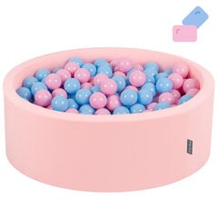Bumbiņu baseins KiddyMoon 90x30cm/200, rozā cena un informācija | Rotaļlietas zīdaiņiem | 220.lv