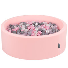 Bumbiņu baseins KiddyMoon 90x30 cm/300, rozā cena un informācija | Rotaļlietas zīdaiņiem | 220.lv