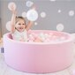 Bumbiņu baseins KiddyMoon 90x30cm/600, rozā cena un informācija | Rotaļlietas zīdaiņiem | 220.lv