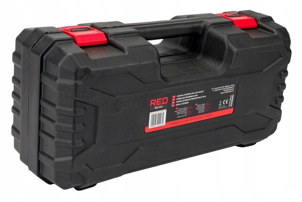 Mini akumulatora zāģis ar piederumiem Red Technic cena un informācija | Motorzāģi | 220.lv