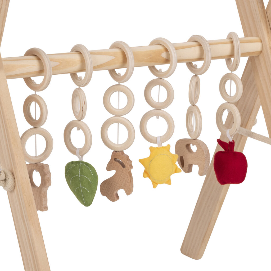 KiddyMoon koka spēļu zāle bērniem un zīdaiņiem cena un informācija | Rotaļlietas zīdaiņiem | 220.lv