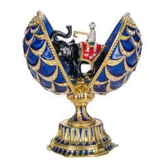 Faberžē stila ola Priedes čiekurs ar ziloni cena un informācija | Citas oriģinālas dāvanas | 220.lv