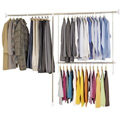 Wenko teleskopiskais organizators drēbēm, 160-202x150-245 cm цена и информация | Мешки для одежды, вешалки | 220.lv