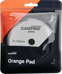 Pulēšanas ripa CarPro Orange, 130 mm cena un informācija | Rokas instrumenti | 220.lv