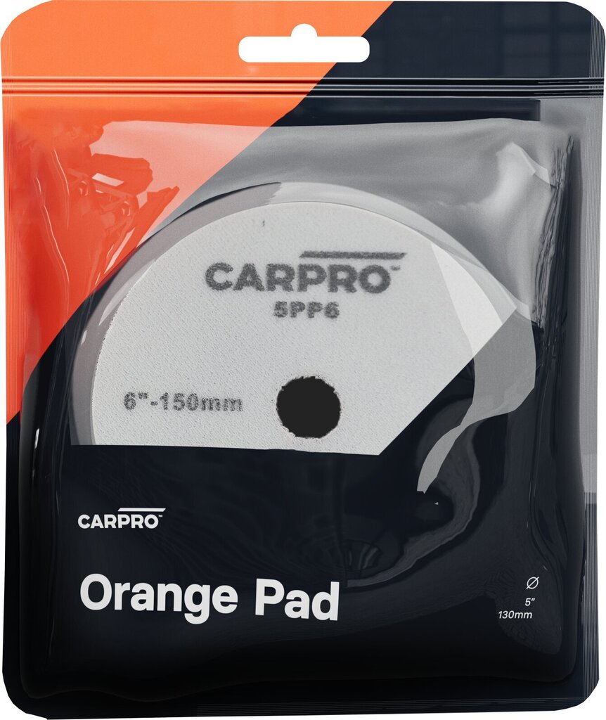 Pulēšanas ripa CarPro Orange, 130 mm цена и информация | Rokas instrumenti | 220.lv