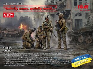 Līmējošais modelis ICM 35752 Special Operations Forces of Ukraine (4 figures) 1/35 цена и информация | Склеиваемые модели | 220.lv