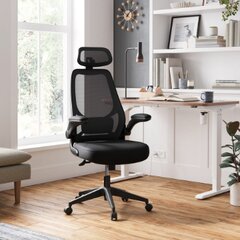 Офисный стул SONGMICS, чёрный цена и информация | Офисные кресла | 220.lv