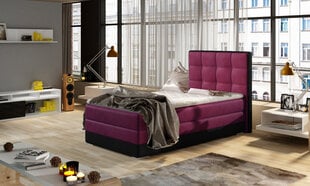 Кровать Aster, 90х200 см, фиолетовый/черный цвет цена и информация | Кровати | 220.lv