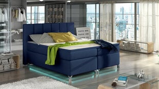 Кровать  Basilio LED, 160х200 см, голубая цена и информация | Кровати | 220.lv