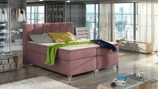 Кровать  Basilio, 140х200 см, розовый цвет цена и информация | Кровати | 220.lv