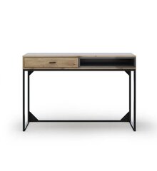 Письменный стол Micadoni Home Olis, коричневый/черный цена и информация | Компьютерные, письменные столы | 220.lv