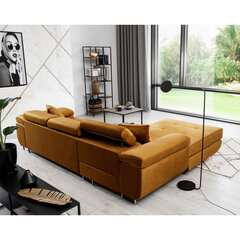 Мягкий угловой диван  Armando, черный цена и информация | Угловые диваны | 220.lv