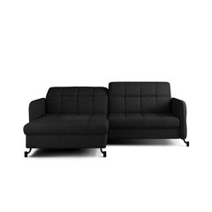 Stūra dīvāns Lorelle, melns cena un informācija | Stūra dīvāni | 220.lv