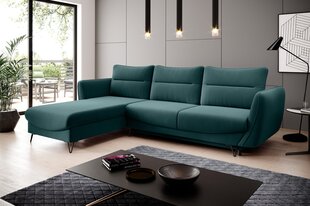 Stūra dīvāns Silva, zaļš cena un informācija | Stūra dīvāni | 220.lv