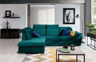 Stūra dīvāns NORE Loreto, zaļš cena un informācija | Stūra dīvāni | 220.lv