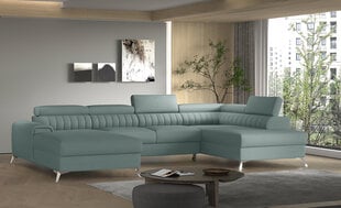 Stūra dīvāns Lacante, zaļš cena un informācija | Stūra dīvāni | 220.lv