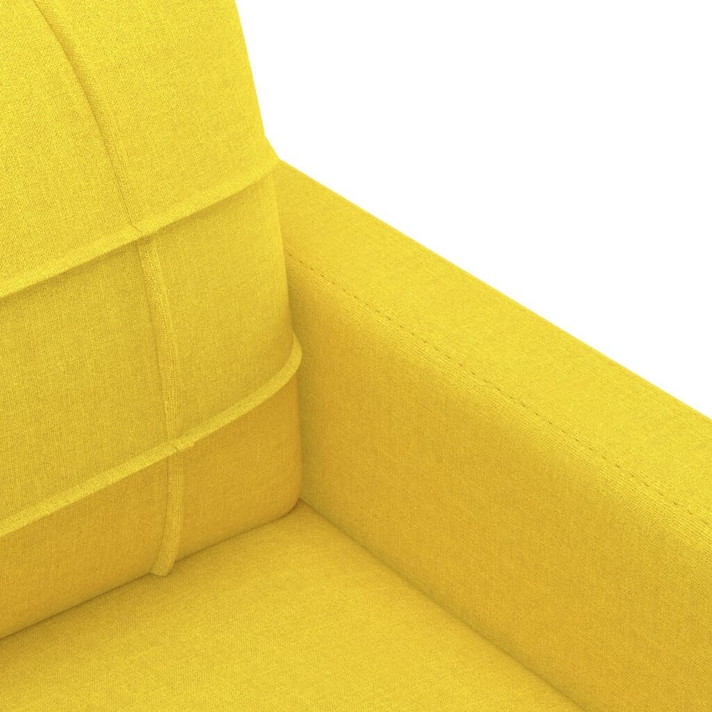 Atpūtas krēsls vidaXL, dzeltens cena un informācija | Atpūtas krēsli | 220.lv