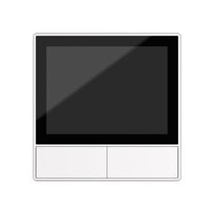 Sonoff NSPanel WHITE 2-клавишный интеллектуальный настенный переключатель Wi-Fi с LED панелью цена и информация | Системы безопасности, контроллеры | 220.lv