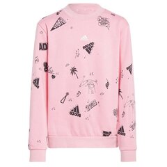 Adidas džemperis Boys Bluv Q3 Sweat Jr. IA1576, rozā cena un informācija | Zēnu jakas, džemperi, žaketes, vestes | 220.lv