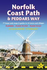 Norfolk Coast Path and Peddars Way: 77 large-scale maps & guides to 45 towns & villages; Planning, Places to Stay, Places to Eat 2nd Revised edition цена и информация | Путеводители, путешествия | 220.lv