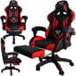 Spēļu krēsls Dunmoon 8979, melns/sarkans cena un informācija | Biroja krēsli | 220.lv