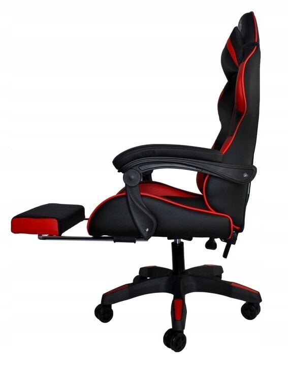 Spēļu krēsls Dunmoon 8979, melns/sarkans цена и информация | Biroja krēsli | 220.lv
