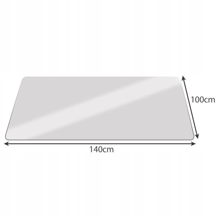 Aizsargpaklājiņš zem krēsla Ruhhy, caurspīdīgs цена и информация | Biroja krēsli | 220.lv