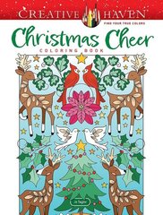 Creative Haven Christmas Cheer Coloring Book цена и информация | Книги для малышей | 220.lv