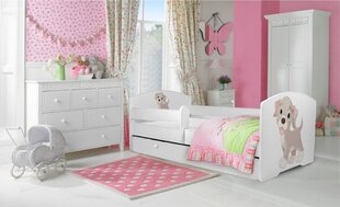 Детская кроватка Adrk Furniture Pepe Dog, 80x160 см, белого цвета цена и информация | Детские кровати | 220.lv