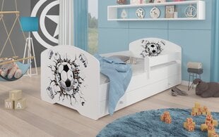 Детская кроватка Adrk Furniture Pepe ball, 80x160 см, белый цвет цена и информация | Детские кровати | 220.lv