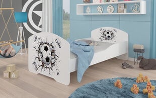 Детская кроватка Adrk Furniture Pepe ball, 80x160 см, белый цвет цена и информация | Детские кровати | 220.lv