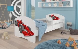 Bērnu gulta Adrk Furniture Pepe Formula, 80x160 cm, balta цена и информация | Детские кровати | 220.lv