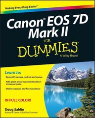 Canon EOS 7D Mark II For Dummies cena un informācija | Sociālo zinātņu grāmatas | 220.lv