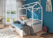 Gulta Adrk Furniture Jonasek ar matraci, 80x180cm, brūna cena un informācija | Bērnu gultas | 220.lv