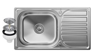 Virtuves izlietne Granitan, tērauds цена и информация | Раковины на кухню | 220.lv