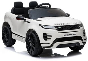 Vienvietīgs elektromobilis bērniem Range Rover Evoque, balts cena un informācija | Bērnu elektroauto | 220.lv